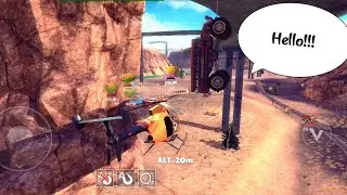 OMG! MONSTER TRUCK 🆚 HELICOPTER🚁 in OTR Gameplay #gaming #trending #fun 