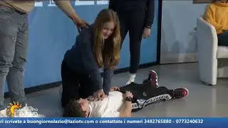BUONGIORNO LAZIO 2 - RCP Il Massaggio Cardiaco, Polmonare - Christian Manzi - Lazio TV