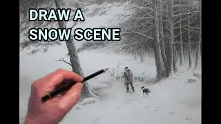 How To Draw a Snow Scene From an Old Masters Oil Painting