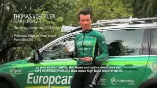 Thomas Voeckler - Team Europcar parle des &eacute;quipements Louis Garneau