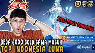 ROTASI JUNGLER GOLD MENANG JAUH | TOP INDONESIA LUNA | XITO | HONOR OF KINGS INDONESIA