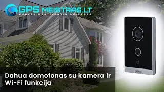 Vartų skambutis, IP domofonas i&scaron; Dahua. I&scaron;pakavimas.