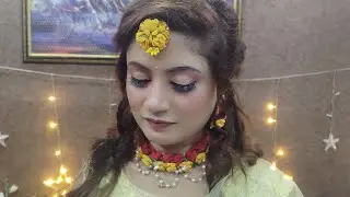 💛👰 Indian Haldi Makeup 💄 Tutorial Step by Step | Wedding Special | Rupa Paridhi vlogs |