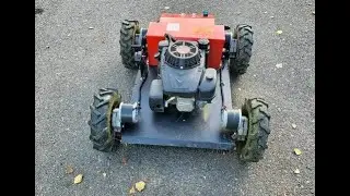 D&aacute;lkově ovl&aacute;dan&aacute; sekačka KVTW 550,pr&aacute;ce v prudk&eacute; str&aacute;n&iacute;, benzin elektrika, pohon rotoru sekačky 9 HP