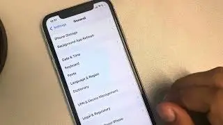 How to change the measurement system in iPhone