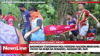BARANGAY CHAIRMAN NGA MISSING NADISKUBREHANG PATAY SA SUBAY SA ROSARIO AGUSAN DEL SUR