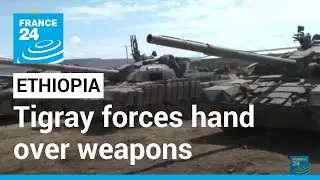 Tigray forces begin handing over heavy weapons to Ethiopian army &bull; FRANCE 24 English