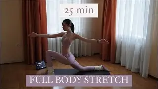 28-DAY PILATES CHALLENGE // day 28 // 25 MIN full body stretch