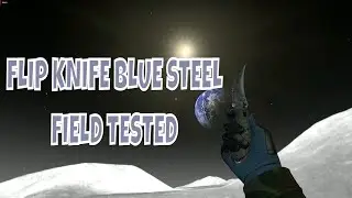 Flip Knife Blue Steel - Field Tested Skin Showcase