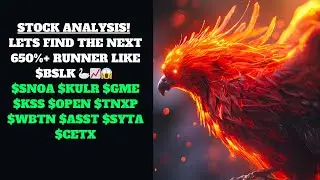 $SNOA $KULR $GME $KSS $OPEN $TNXP $WBTN $ASST $SYTA  $CETX