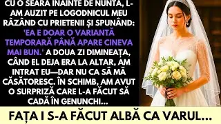Mireasa Aude Secretul Șocant Al Mirelui, Revine La Nuntă Cu Răzbunare Supremă