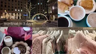 MTL VLOG ☃️: local eats, boutiques, oratory visit, chill winter break :)