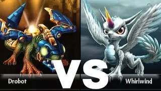 Polar Whirlwind (15) vs. Drobot (15) Skylanders Giants Duellmodus (German/Deutsch)