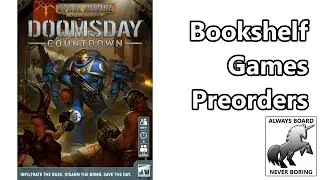 Games Workshop Bookshelf Games Get a UK Release | Doomsday Countdown, Bladeborn & Fireteam News