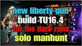 The division 2 new liberty gun build TU 16.4 for the dark zone solo manhunt