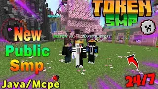 Join Best Free Public TOKEN SMP Server For Minecraft 🍄 | Java/Mcpe | 24/7 Online | Anyone Can Play 🌲