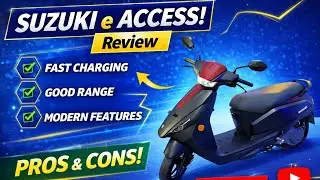 2026 New Suzuki E Access Electric Scooter Range On Road Price Model Detailed