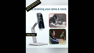 Portable Tablet & Phone Stand &ndash; Multi-Angle Adjustable Holder