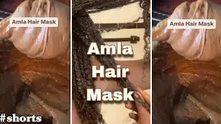 Amla Powder for Fast Hair Growth | Hair Mask on Type 4 Natural Hair | #shorts