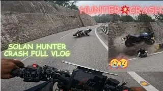 Royal Enfield Hunter Crash 😭💔 nx rider
