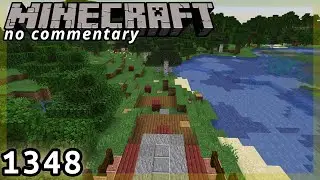 Late-Game Minecraft 1348 :: New Road West of the Bridge