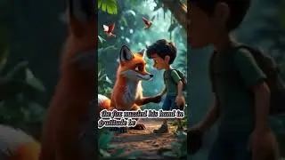 FOX Caught in Jungle! #jungleadventure #foxrescue #wildlife #shortstory #fox #forest #rescue