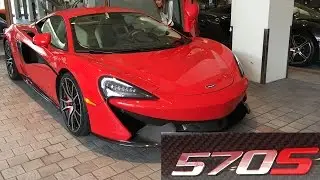 McLaren 570S Test Drive Review Walk Around Revving Engine and Soft Close Doors Demo