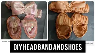 How to cut and stitch Newborn Baby Sandals |DIY Baby head band@Tjstitchingideas 