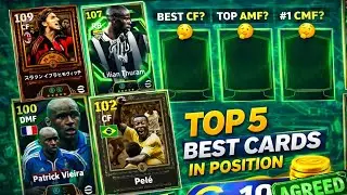 Top 5 CARDS( CF/ GK/CB/ CMF)That Are END GAME😈 | eFootball 2026