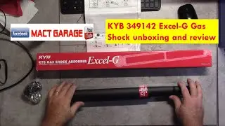 Распаковка и обзор газового амортизатора KYB 349142 Excel-G