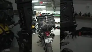 Kolga bros carbon series top box installation on Triumph 800