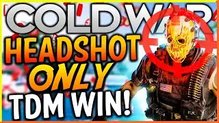 HEADSHOT ONLY TEAM DEATHMATCH WIN IN COLD WAR TEAM CHALLENGE!