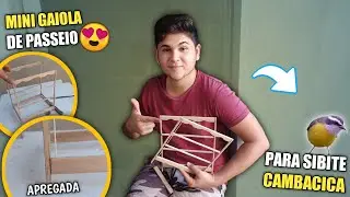 😱 FAZENDO GAIOLA QUADRADA DE PASSEIO! (Mais uma apregada)