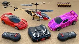 Best RadioControl RC Flying Helicopter with Rechargeable and RC Car Unboxing and Testing #helicopter