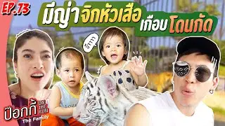 มีญ่าจิกหัวเสือ! เกือบโดนกัด | ป๊อกกี้ on the run EP.73