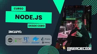 NODE JS desde cero | Curso tutorial completo gratis con Express, Mongo, PostgreSQL, Docker y m&aacute;s