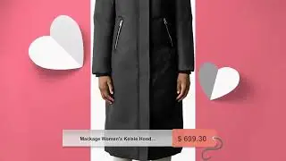 Mackage Women's Kelsie Hooded Down Parka, Black, M