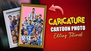 Caricature Cartoon Photo Editing Tutorial