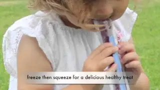 Cherub Baby Reusable Freeze n Squeeze Ice Pop Pouches