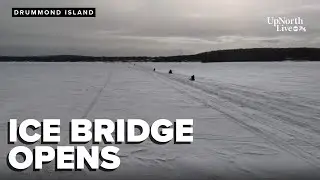 International ice bridge opens for winter recreation between U.S. and Canada