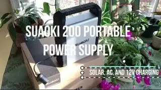 FAST charging Suaoki S200 MPPT Solar Power Station