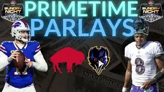 Bills v Ravens SNF Player Props| | SNF Best Bets | Sunday Night Football Primetime Parlays