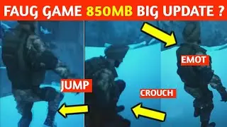 FAUG NEW UPDATE JUMP CROUCH | FAUG NEW UPDATE 450MB  |NCORE GAME| TDM UPDATE | TDM 5V5 UPDATE NEWS