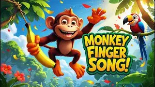 monkey finger #MonkeyFingerSong #kidssongs #childrensmusic #jungleadventure #cartoonmonkey
