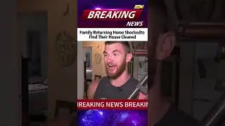 Family Returning Home Shockedto Find Their House Cleaned #news #shorts