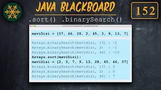152 JavaBlackboard 🌟 Discovering Binary Search in Java: Unraveling Order from Chaos