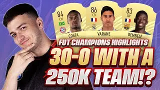 30-0 ON FUT CHAMPS w/ THE BEST META 250K TEAM!! FIFA 21 PRO PLAYER SQUAD BUILDER 📉💰