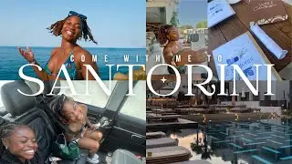GIRLS TRIP TO GREECE ♡ Come With Me and my Best Friend to Santorini 🛫