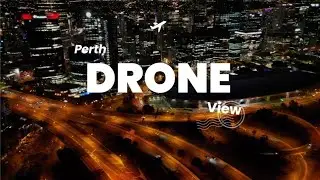 Perth City Night Drone View|Night Lights #Perth #viral #Drone #subscribe #Video #Lights #djimini3pro