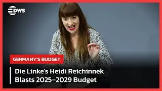 Джуат: Хайди Райхиннек провалила бюджет на 2025&ndash;2029 годы | Пламенная речь партии Die Linke в Бун...